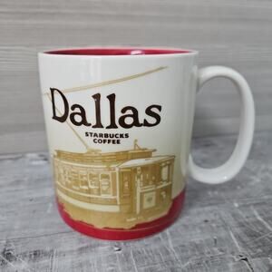 Starbucks DALLAS TX Texas Collector Series 16 oz City Coffee Tea Mug Cup 2009